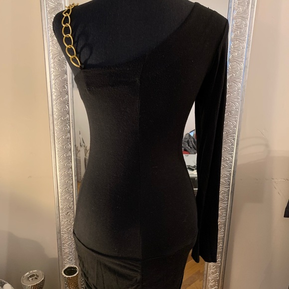 Black body con one shoulder dress. S - Picture 2 of 4